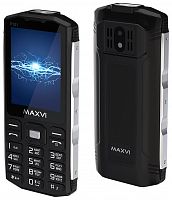 картинка телефон мобильный maxvi p101 black от магазина Tovar-RF.ru