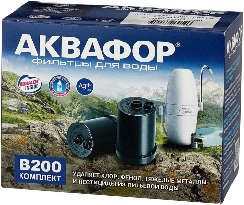 картинка АКВАФОР Комплект картриджей В200 (умягчающий) для проточных фильтров ресурс:1000л (упак.:2шт) магазин Tovar-RF.ru являющийся официальным дистрибьютором в России картинка АКВАФОР Комплект картриджей В200 (умягчающий) для проточных фильтров ресурс:1000л (упак.:2шт) от магазина Tovar-RF.ru