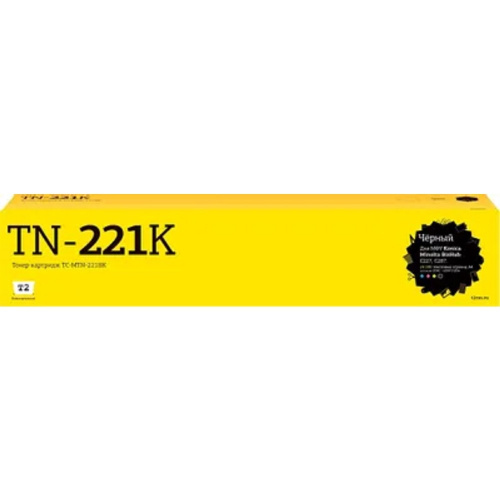 картинка tc-mtn-221bk тонер-картридж t2 для konica-minolta bizhub c227/c287 (24000 стр.) черный, с чипом магазин Tovar-RF.ru являющийся официальным дистрибьютором в России картинка tc-mtn-221bk тонер-картридж t2 для konica-minolta bizhub c227/c287 (24000 стр.) черный, с чипом от магазина Tovar-RF.ru