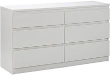 картинка Корпусная мебель ГУД ЛАКК 2.03.02.080.1 КАСТОР комод 6 ящиков RU белый (2 пак.) ГУД ЛАКК 2.03.02.080.1 КАСТОР комод 6 ящиков RU белый (2 пак.) от магазина Tovar-RF.ru