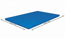 картинка тент для прямоугольных каркасных бассейнов bestway тент для прямоугольных каркасных бассейнов 259 х 170 см, 58105от магазина Tovar-RF.ru