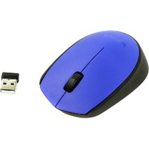 картинка 910-004640/910-004644 logitech wireless mouse m171, blue магазин Tovar-RF.ru являющийся официальным дистрибьютором в России картинка 910-004640/910-004644 logitech wireless mouse m171, blue от магазина Tovar-RF.ru