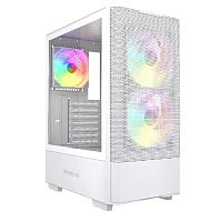 картинка powercase mistral ay3w argb, tempered glass, 2x 140mm +1x 120mm argb fans, белый, atx  (cmayw-a3) от магазина Tovar-RF.ru