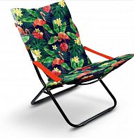 картинка кресло-шезлонг nika hhk4р/f принт с фламингоот магазина Tovar-RF.ru