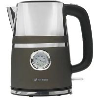 картинка чайник электрический kitfort кт-670-1, 2200вт, графит от магазина Tovar-RF.ru
