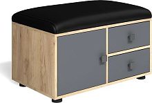 картинка Обувница БИТЕЛ МИНИ МЛ-5 ДУБ ЗОЛОТОЙ КРАФТ/СЕРЫЙ ГРАФИТ/С.-118 БИТЕЛ МИНИ МЛ-5 ДУБ ЗОЛОТОЙ КРАФТ/СЕРЫЙ ГРАФИТ/С.-118 от магазина Tovar-RF.ru