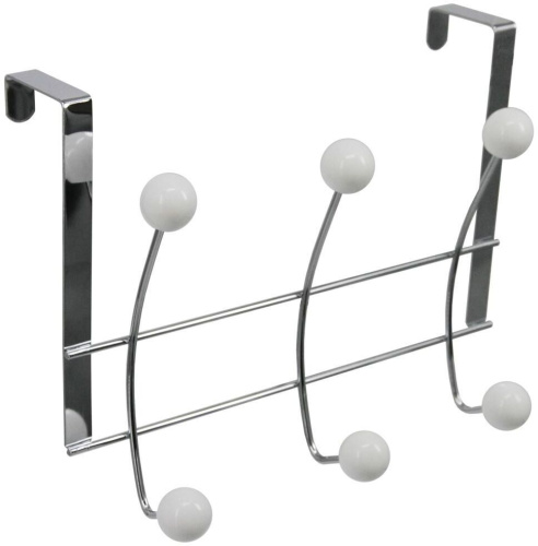 картинка ROSENBERG R-355059 Вешалка на дверь, 6 крючков ROSENBERG R-355059 Вешалка на дверь, 6 крючков от магазина Tovar-RF.ru