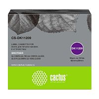картинка картридж ленточный cactus cs-dk11209 черный для brother p-touch ql-500, ql-550, ql-700, ql-800 от магазина Tovar-RF.ru