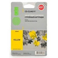 картинка cactus cli-451y картридж струйный cs-cli451y желтый для canon mg 6340/5440/ip7240 (10,2ml) от магазина Tovar-RF.ru