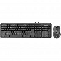 картинка defender клавиатура + мышь  dakota c-270 ru,черный  45270   проводной набор  от магазина Tovar-RF.ru