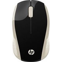 картинка hp 200 [2hu83aa] wireless mouse usb silk gold  от магазина Tovar-RF.ru