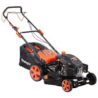 картинка PATRIOT PT 52LS Газонокосилка бензиновая [512109024] {Рабочий объем 200сс, мощность 6.5л.с., рабочая ширина 51см, корпус сталь, регул. высоты 30-75мм прорезин. колеса 178-254мм, травосбор. 60л} от магазина Tovar-RF.ru
