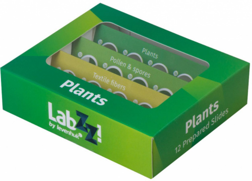 картинка набор микропрепаратов levenhuk labzz p12, растения 72869от магазина Tovar-RF.ru