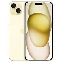 картинка apple iphone 15 plus 256gb yellow 3g 4g 6.7" ios 17 802.11 a/b/g/n/ac/ax nfc gps mu1d3hn/a индия a3094  от магазина Tovar-RF.ru