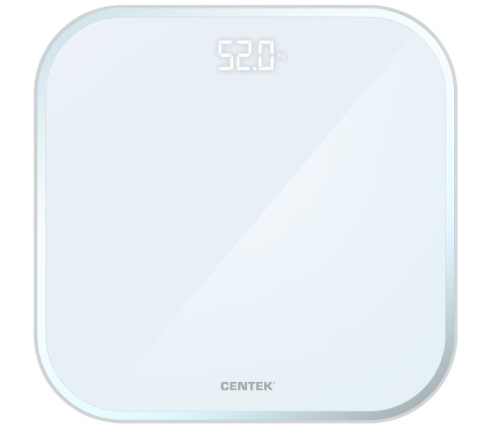 картинка весы напольные  centek ct-2441 led white от магазина Tovar-RF.ru