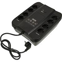 картинка powercom spider spd-850n ибп {offline, 850va/510w, tower, 8xeuro: 4 с резервным питанием, 4 с фильтрацией} (332715) от магазина Tovar-RF.ru