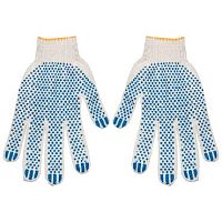 картинка Перчатки РЫЖИЙ КОТ Перчатки х/б с ПВХ Эконом 3 нити 10 класс (091516) (200) от магазина Tovar-RF.ru