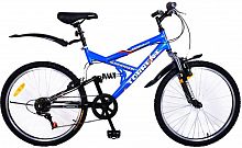 картинка велосипед torrent adrenalin (рама сталь 17", подростковый, 7 скоростей, колеса 24 д.) 4000350 синий, черныйот магазина Tovar-RF.ru