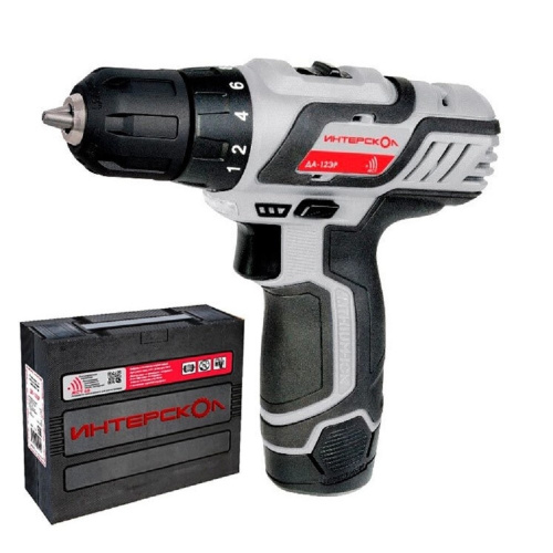 картинка ИНТЕРСКОЛ ДА-12ЭР акк. дрель-шуруп ПРОМО [434.2.2.20] { 12В, Li-ion, 2 аккум., 2Ач } от магазина Tovar-RF.ru