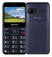 картинка телефон мобильный philips xenium e207 blue от магазина Tovar-RF.ru