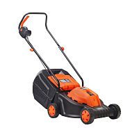 картинка PATRIOT PT 1132E Газонокосилка электрическая [512309222] {Эл.двиг. 1100Вт ширина скаш. 320мм, плавный пуск, высота скаш. 25-55мм колеса 140мм, травосборник 35л} от магазина Tovar-RF.ru