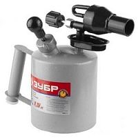 картинка ЗУБР "ПРОФЕССИОНАЛ". Лампа паяльная ВУЛКАН, со стальным эжектором, 1,5 л [40652-1.5_z02] от магазина Tovar-RF.ru