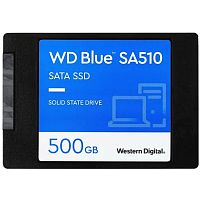 картинка wd ssd blue sa510, 500gb, 2.5" 7mm, sata3, wds500g3b0a от магазина Tovar-RF.ru