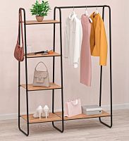 картинка Гардеробная система ЗМИ Гардеробная система с полками "Скандинавия 1" (Scandinavia 1 Clothing rack with shelves) ГСС1 Ч от магазина Tovar-RF.ru