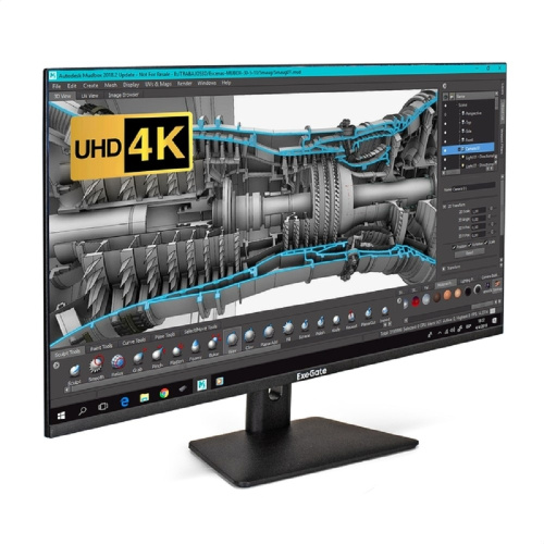 картинка lcd exegate 31.5" ef3200c smartview {ips 3840x2160 60hz 5ms 16:9, 300cd 1000:1 178/178 2xhdmi2.0 displayport usb speakers vesa} [ex299469rus] от магазина Tovar-RF.ru