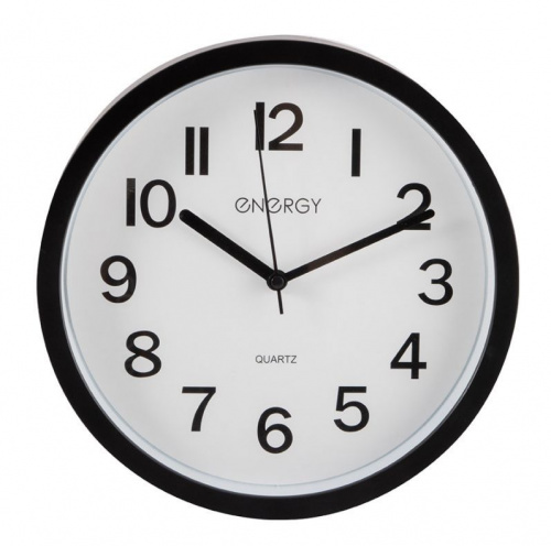 картинка Часы настенные ENERGY ЕС-139 черные от магазина Tovar-RF.ru