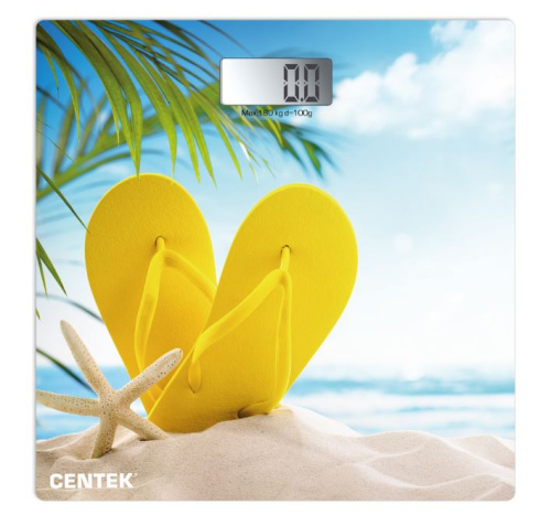 картинка весы напольные  centek ct-2426 пляж от магазина Tovar-RF.ru