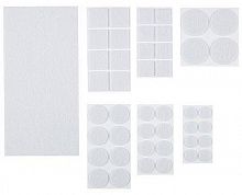 картинка  РЫЖИЙ КОТ Накладки-протекторы для мебели самоклеящиеся, 45 шт набор, белый от магазина Tovar-RF.ru