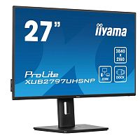 картинка lcd iiyama 27" xub2797uhsnp-b1 черный {ips 3840x2160 60hz 350cd hdmi displayport usb m/m has pivot in} от магазина Tovar-RF.ru