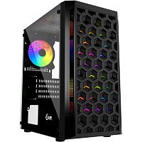 картинка powercase cmimtb-l3 корпус mistral micro t3b, tempered glass, mesh, 2x 140mm + 1х 120mm 5-color fan, чёрный, matx  (cmimtb-l3) от магазина Tovar-RF.ru