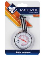 картинка манометр nova bright шинный в блистере (до 3.5 атм) 47755 от магазина Tovar-RF.ru