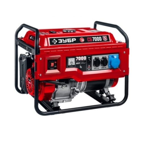 картинка ЗУБР Бензиновый генератор  7000 Вт  [СБ-7000] от магазина Tovar-RF.ru