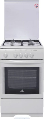 картинка плита газовая de luxe 506040.05г (917000) бел. de luxe 506040.05г (917000) бел от магазина Tovar-RF.ru