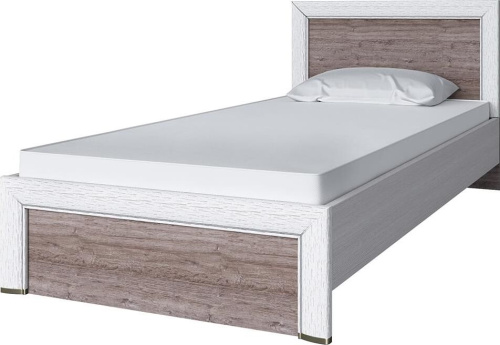 картинка Кровать АНРЭКС OLIVIA Кровать 90, цвет вудлайн крем/дуб анкона АНРЭКС OLIVIA Кровать 90, цвет вудлайн крем/дуб анкона от магазина Tovar-RF.ru