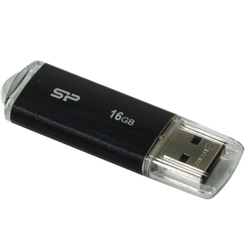 картинка silicon power usb drive 16gb ultima u02 sp016gbuf2u02v1k usb2.0 черный от магазина Tovar-RF.ru