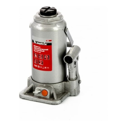 картинка matrix домкрат гидравлический бутылочный, 16 т, h подъема 230–460 мм [50769] от магазина Tovar-RF.ru