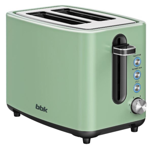 картинка тостер bbk tr85 (серо-зеленый) от магазина Tovar-RF.ru