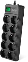 картинка Сетевой фильтр SVEN SF-10E-16 5,0 м (10 розеток) черный от магазина Tovar-RF.ru