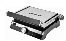 картинка гриль-пресс polaris pgp-1902 (2000вт, регулировка t) серебряный от магазина Tovar-RF.ru