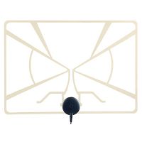 картинка perfeo тв антенна "radar", активная, встр. усилитель, питание от ресивера 5v, dvb-t2 [pf_a4213] от магазина Tovar-RF.ru