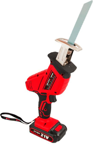картинка Пила сабельная EDON AD-21FJ черный/красный 18949 21В, 2аккум от магазина Tovar-RF.ru