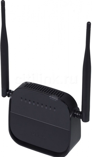 картинка wi-fi роутер/точка доступа d-link dsl-2750u, черный от магазина Tovar-RF.ru