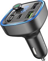 картинка трансмиттер borofone (6941991104039) bc48 black 2usb+1type-c qc3.1 от магазина Tovar-RF.ru