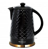 картинка чайник kelli kl-1340 черный от магазина Tovar-RF.ru