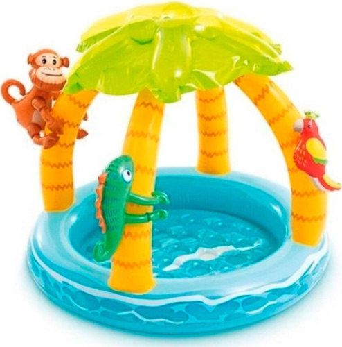 картинка бассейн надувной intex надувной бассейн "тропики" 102х86 см ( арт. 58417np) intex надувной бассейн "тропики" 102х86 см ( арт. 58417np)от магазина Tovar-RF.ru