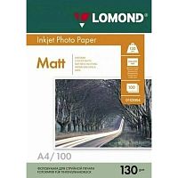 картинка LOMOND 0102004 Матовая бумага 2х A4, 130г/м2, 100 листов  от магазина Tovar-RF.ru